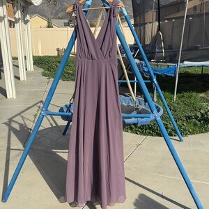 Lulu's Lavender Maxi Dress